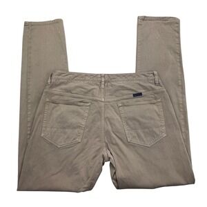 Untuckit Jeans Mens 32x34 Beige Denim Straight Fit Stretch Flat Front 5 Pocket